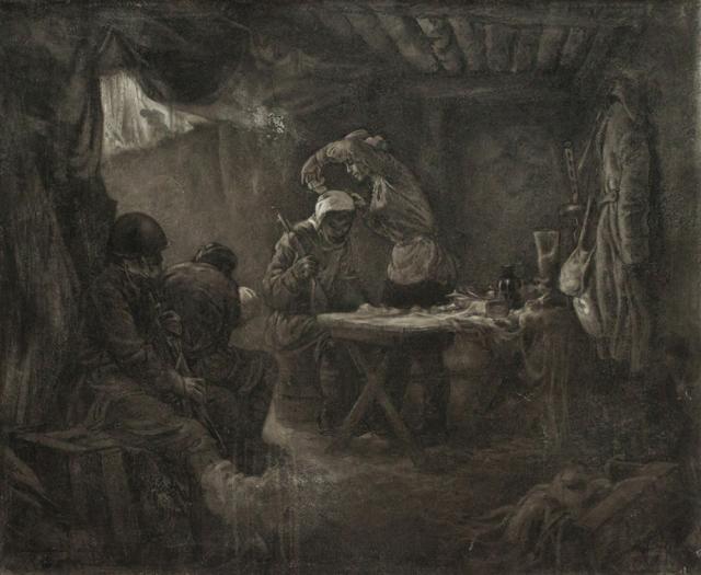 Пономаренко П.Г. Репортаж из 1942 года. Санинструктор. Июль 1942 года. 1985 Пономаренко П.Г. Репортаж из 1942 года. Санинструктор. Июль 1942 года. 1985
